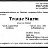 Martini Traute 1929-1999 Todesanzeige